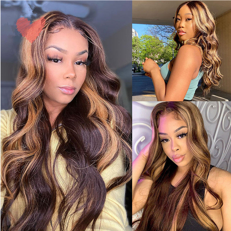 Women's Human Hair Wigs - Long